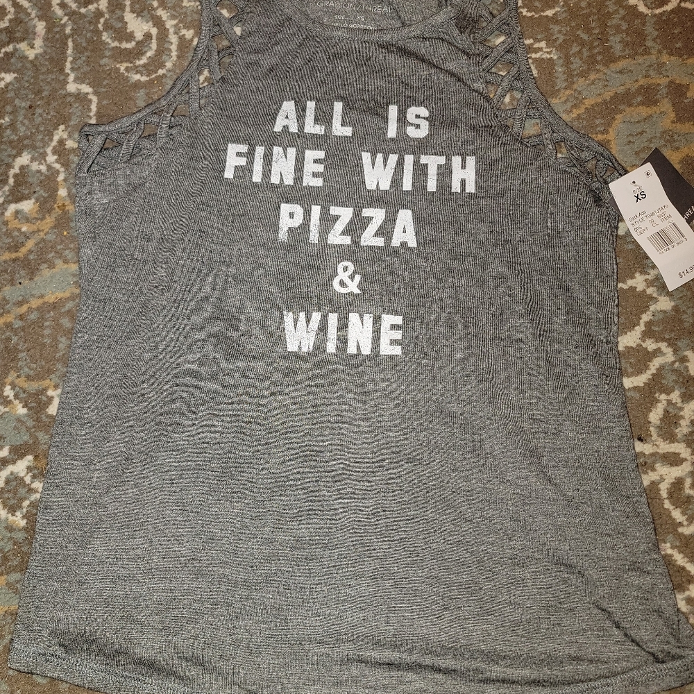 A grey tank